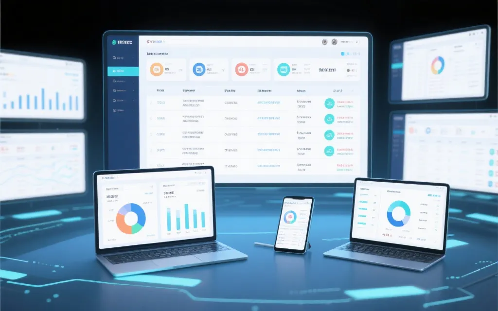 多端自适应的数据展示界面